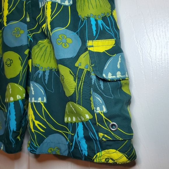 Garnet Hill boys swimsuit with lining Jellyfish Size 10 - Picture 2 of 7
